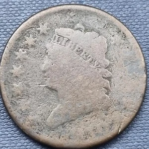 1810 Classic Head Large Cent 1c Circulated #78460 - Picture 1 of 2