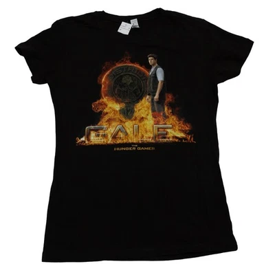 The Hunger Games Gale District 12 Women’s L Slim Fit Black Graphic T-Shirt - Image 1 of 4