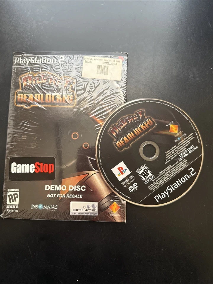 Ratchet: Deadlocked  (Sony PlayStation 2, 2006) Demo Disc Rare Tested! - Image 1 of 1