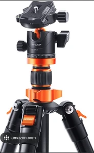 K&F Concept 17"-62" Travel Camera Tripod Monopod 360° Ball Head DSLR Aluminum - Picture 1 of 1