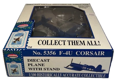 Model Power 1/100 5356-2 WWII US Fighter F-4U Corsair Postage Stamp Planes (B216 - Image 1 of 4