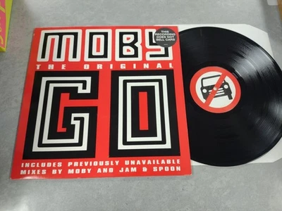 MOBY The Original Go 1995 UK 4-track 12" vinyl Woodtick Delirium Jam Spoon Mix - Image 1 of 4