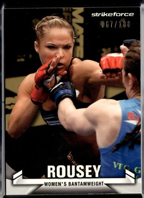 Ronda Rousey 2013 Topps UFC STRIKEFORCE #1 DORADO/188 PARALELO MMA SP Foto 1 de 2