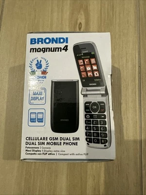 Brondi Magnum 4  Telefono Cellulare Maxi Display, Tastiera GRANDE 1.3 MP, BLACK  - Immagine 1 di 4