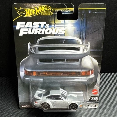 Hot Wheels Premium Fast & Furious Porsche 911 Carrera RS 3.8 #3/5 Silver - Image 1 of 3