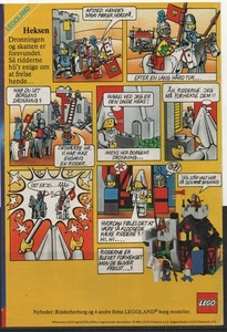 LEGO ADVERTISING INSERTS # 2-1454 # CASTLE AND KNIGHTS  # 1986 # - Picture 1 of 1