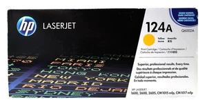 HP Genuine Yellow 124A Color LaserJet Q6002A Toner Cartridge - Sealed 03/02/2010 - Picture 1 of 1
