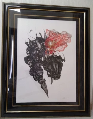 Impresión Giclee Yoshitaka Amano "Armor II" ED80 Firmada y Enmarcada Foto 1 de 4