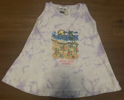 Vintage Ron Jon Surf Shop Cozumel Purple Tie-dye Tank Top (Medium) - Image 1 of 4