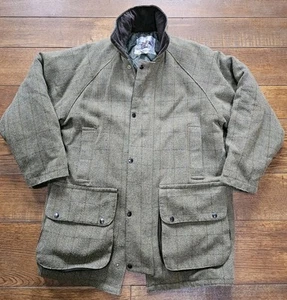 Chaqueta de tweed informal de campo para hombre talla grande abrigo de caza tiro - Imagen 1 de 2