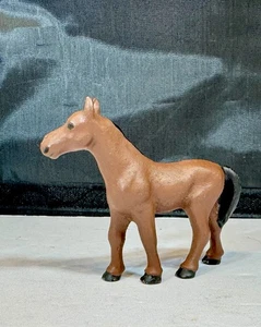 Vintage Miniature Cast Iron Horse Figurine Equestrian Pony 3” Rare - Picture 1 of 6