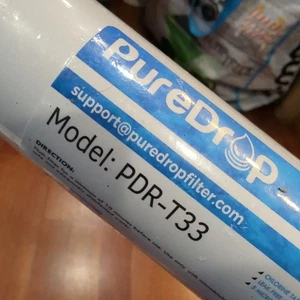 PureDrop PDR-T33 Reverse Osmosis Filter Model NEW SEALED Water Filter 5th Stage - Picture 1 of 6