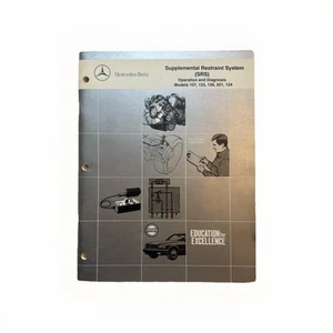 Mercedes 1984-1989 OEM SRS Diagnostic Shop Service Repair Manual Guide Safety AC - Picture 1 of 6