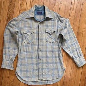 Vintage Pendleton Woolen Mills Flannel Button Down Long Sleeve Shirt Size Medium - Picture 1 of 11