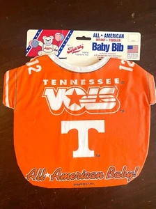 ADORABLE NCAA TENNESSEE VOLUNTEERS FOOTBALL JERSEY ALL AMERICAN BABY TODDLER BIB - Picture 1 of 5