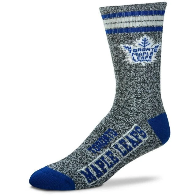 Calcetines Toronto Maple Leafs Got Marbled para hombre talla grande gris azul gris NHL hockey Foto 1 de 1