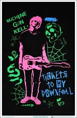 SCORPIO POSTERS Machine Gun Kelly TTMD Flash - Blacklight Poster 23" x 35"