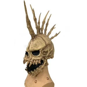 Zombie Mask Scary Walking Dead Creepy Halloween Costume Party Latex Horror - Picture 1 of 4