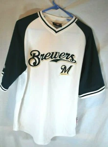 Milwaukee Brewers MLB Baseball Blank Jersey men's Size Medium Sew On Letters. - Picture 1 of 10