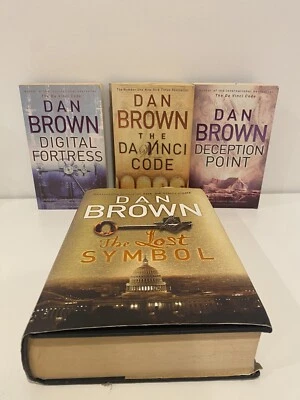 Dan Brown x 4 El Código Da Vinci, Punto de Engaño, Fortaleza Digital y Símbolo Perdido Foto 1 de 4