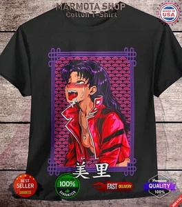 Camisa Misato Neon Genesis Evangelion Waifu Ecchi Sexy Camiseta Anime Camiseta Japonesa - Imagen 1 de 44