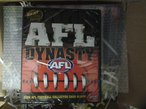 AFL  SELECT  2005 DYNASTY ALBUM  X 1 (ALBUM ONLY NO PAGES CARDS)
