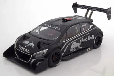 标致 208 T16 Pikes Peak 测试车 Loeb 2013 Matt 黑色红牛 Autoart 81353 — 第 1/4 张图片