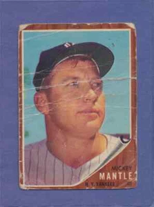 1962 Topps Mickey Mantle #200 HOF New York Yankees LOW GRADE - Bild 1 von 2