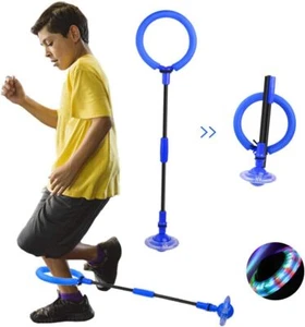 Skip It Ball, Foldable Skip It Ankle Skipit Toy with Backpack, Colorful Flash It - Picture 1 of 1