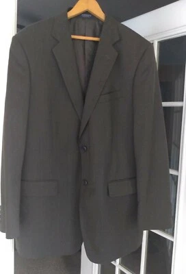 Adolfo MENS Two Button Separate Suit Sport Coat Jacket Brown Size 42L - Image 1 of 4