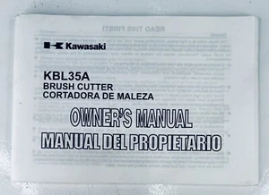 Recortadora manual del propietario Kawasaki KBL35A - Imagen 1 de 4