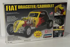LINDBERG 1:12 Scale FIAT DRAGSTER / CABRIOLET Model Kit #73043 – New & Sealed - Picture 1 of 7