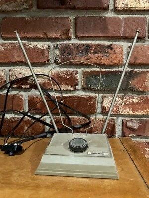 Vintage Channel Master TV Space Age MCM TV RABBIT Ears TV Antenna - Image 1 of 4