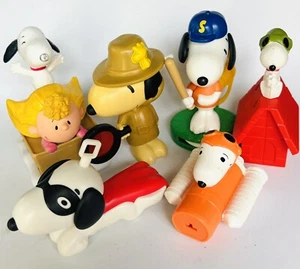 McDonalds Happy Meal Snoopy Peanuts Figures Lot of 6 - Picture 1 of 2