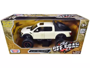 2017 Ford F-150 Raptor Pickup Truck Off Road Cream 1/27 Diecast Car by Motormax - Picture 1 of 1