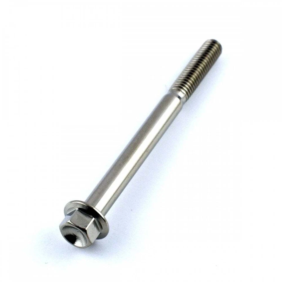 RACEBOLT Stainless Steel Flanged Hex Head Bolt M6 x 1.0mm x 70mm