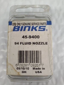 BINKS FLUID TIP 45-9400 NUEVO EN CAJA A GRAN COSTO💲MIRA 💲 - Imagen 1 de 2