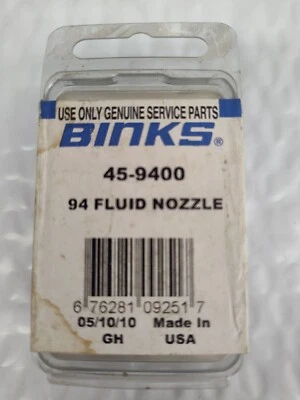 BINKS FLUID TIP 45-9400  NIB AT GREAT COST💲LOOK 💲 - Image 1 of 2