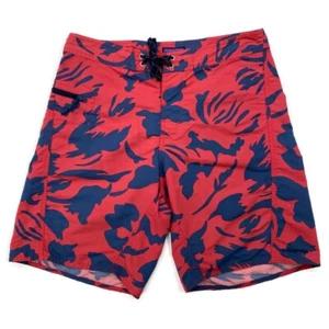 Patagonia Herren 32 Wavefarer Boardshorts 21" rot blau Badehose Nylon 86557 - Bild 1 von 10