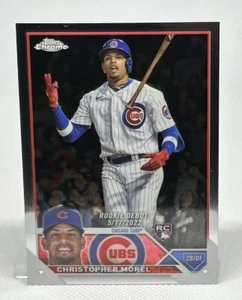 Christopher Morel 2023 Topps Chrome Update #USC106 RC Rookie Debut Chicago Cubs - Bild 1 von 2