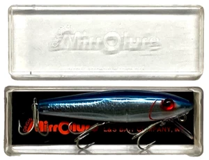 Señuelo de pesca Mirrolure 10M-24 vintage azul espalda plateada brillante 3,5" Crankbait - Imagen 1 de 21