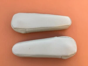 2007-2011 Honda CR-V Seat Armrests Driver Passenger Arm Rest Set Tan Leather - Picture 1 of 8