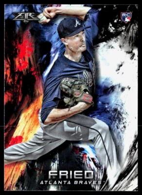 Max Fried 2018 Topps Fire #28 TOUCHED COENERS RC - Image 1 of 2