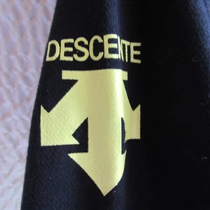Descente Pullover Biking Top Small Long Sleeve BlackYellow Riding Quarter Zip - Picture 1 of 12