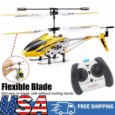 Syma RC Helicopter S107G 3.5CH Alloy Remote Control Gyro Toys Adults Kids Gift - Image 1 of 4