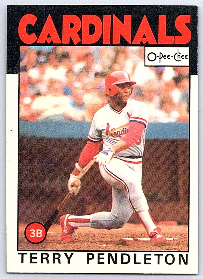 1986 O-Pee-Chee Terry Pendleton St. Louis Cardinals #321 - Image 1 of 2