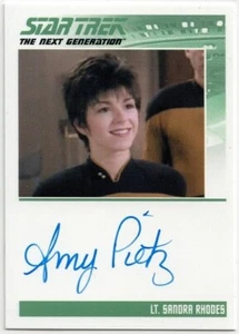 Mujeres de Star Trek A&I - Amy Pietz como la teniente Sandra Rhodes - TNG automático - Imagen 1 de 2
