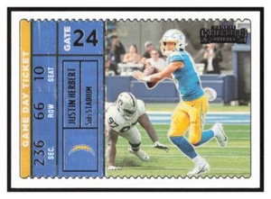 2022 Panini Contenders Game Day Ticket #GDT-JHE Justin Herbert - Chargers - Picture 1 of 2
