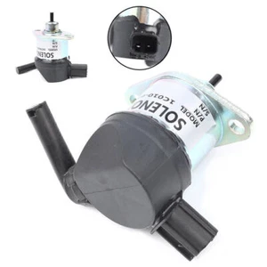 Fuel Shut Off Solenoid fit KUBOTA V3300 V3600 12V 1C010-60016 1C010-60010 - Picture 1 of 9