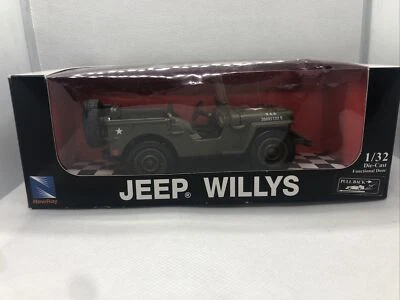 Jeep Willys 1/32 Sie-Cast Functional Door NewRay - Image 1 of 4